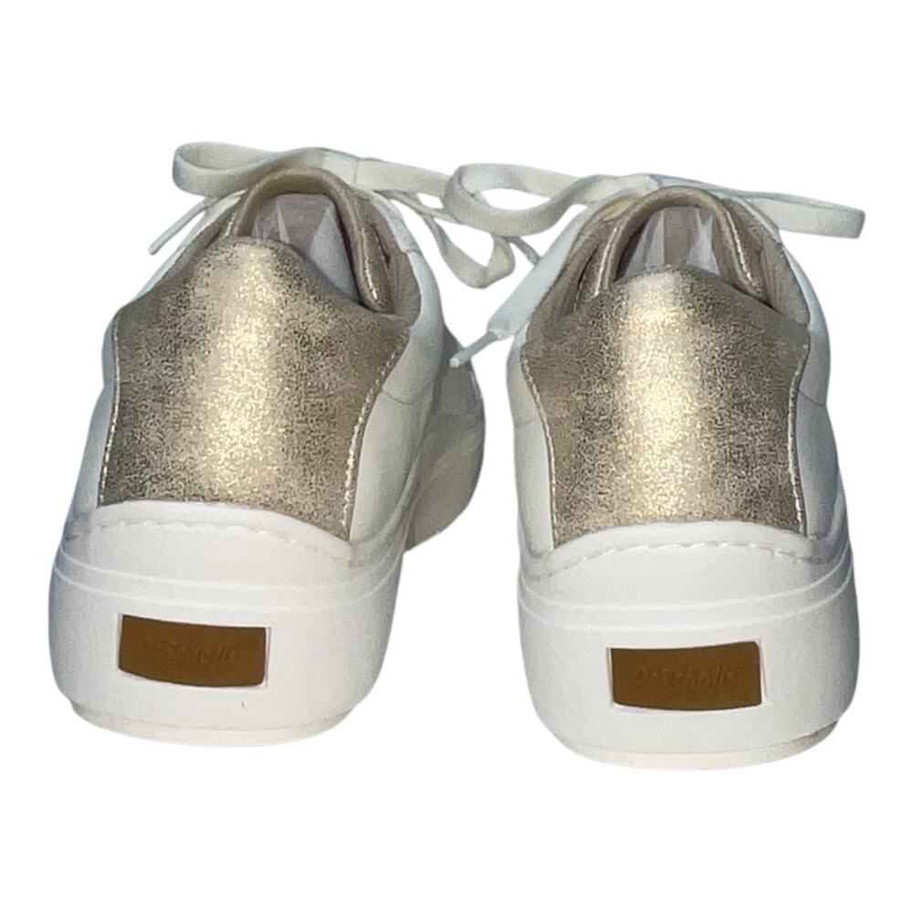 Dr. Scholl’s Women's Time Off Lace Up Platform Sneakers White Gold Size 8 - Picture 5 of 7